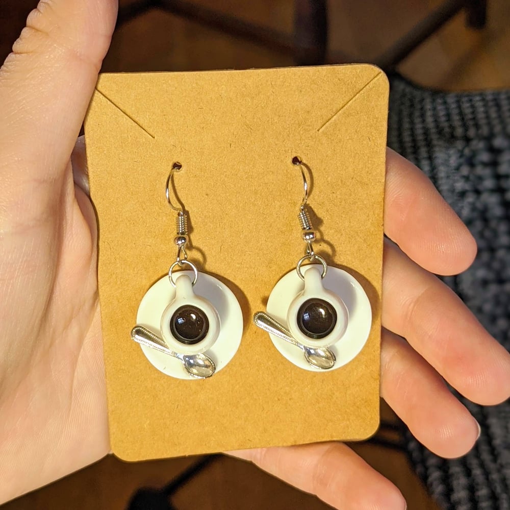 Image of Coffee Cup Earrings