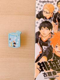 Image 3 of haikyuu!! setter wood pins | ハイキュー