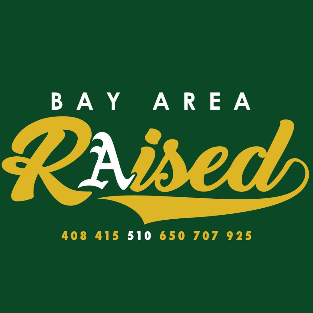 GREEN & GOLD - BAY AREA RAISED TEE [ 510 ]