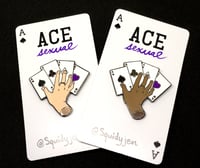 Image 1 of Ace sexual Enamel Pin