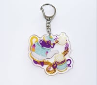 Image 1 of Sinistea Milcery and Polteageist Glitter Charm