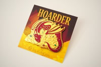 Image 2 of Hoarder Dragon Enamel Pin