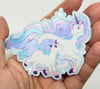 Galarian Ponyta and Rapidash Holographic Sticker