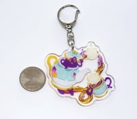 Image 3 of Sinistea Milcery and Polteageist Glitter Charm