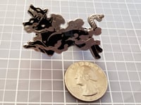 Image 4 of Hellhound Enamel Pin