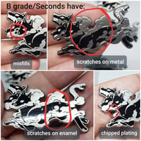 Image 5 of Hellhound Enamel Pin