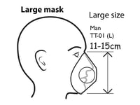 Image 4 of Totobobo Mask (L) for men