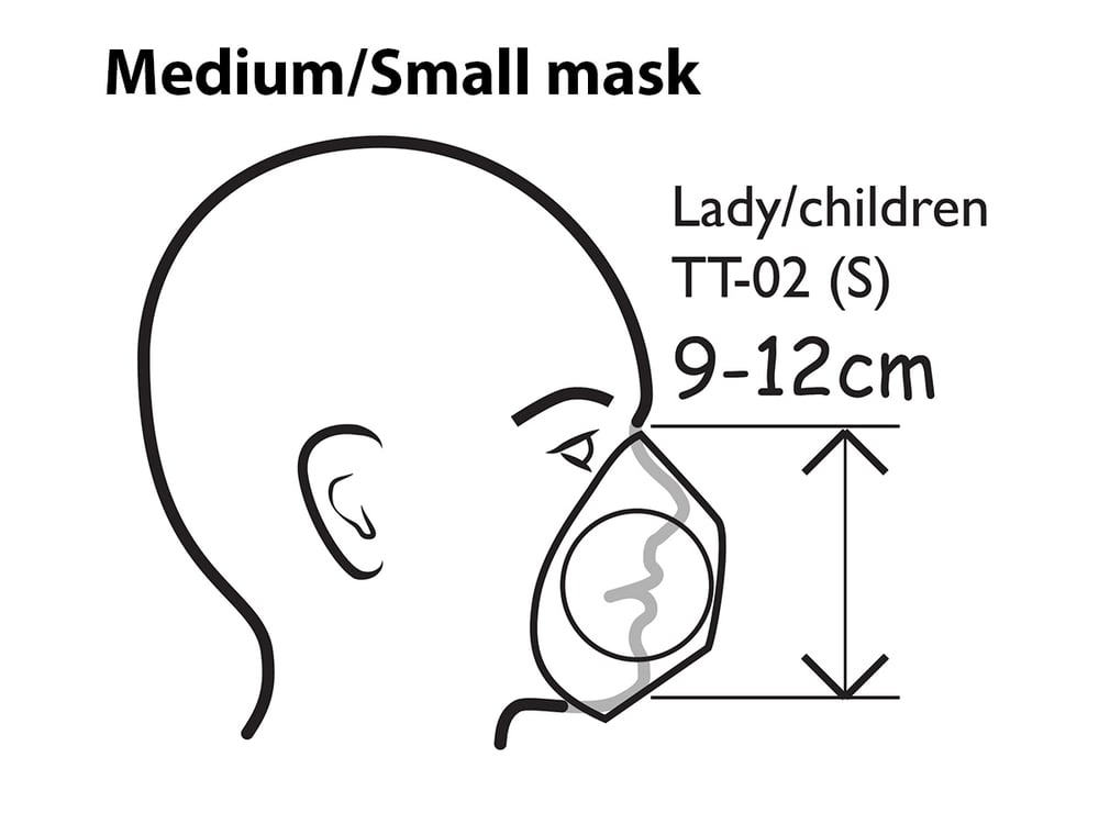 Healthy Pink Nose-clip Mask (Medium and Small size)