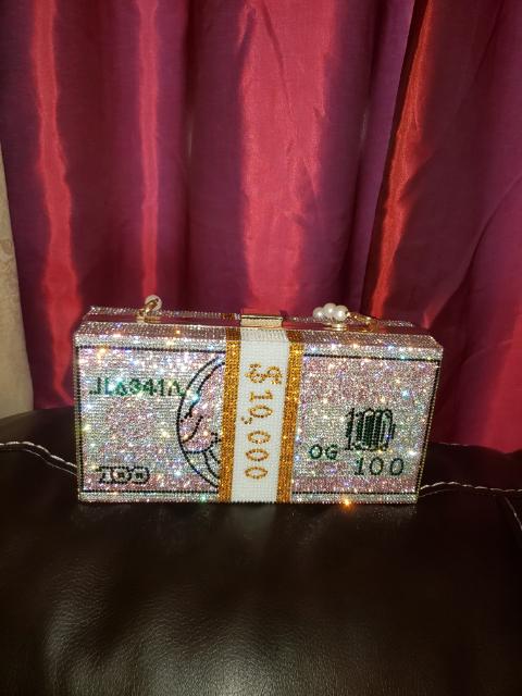 (FREE SHIPPING) Pink Money Purse