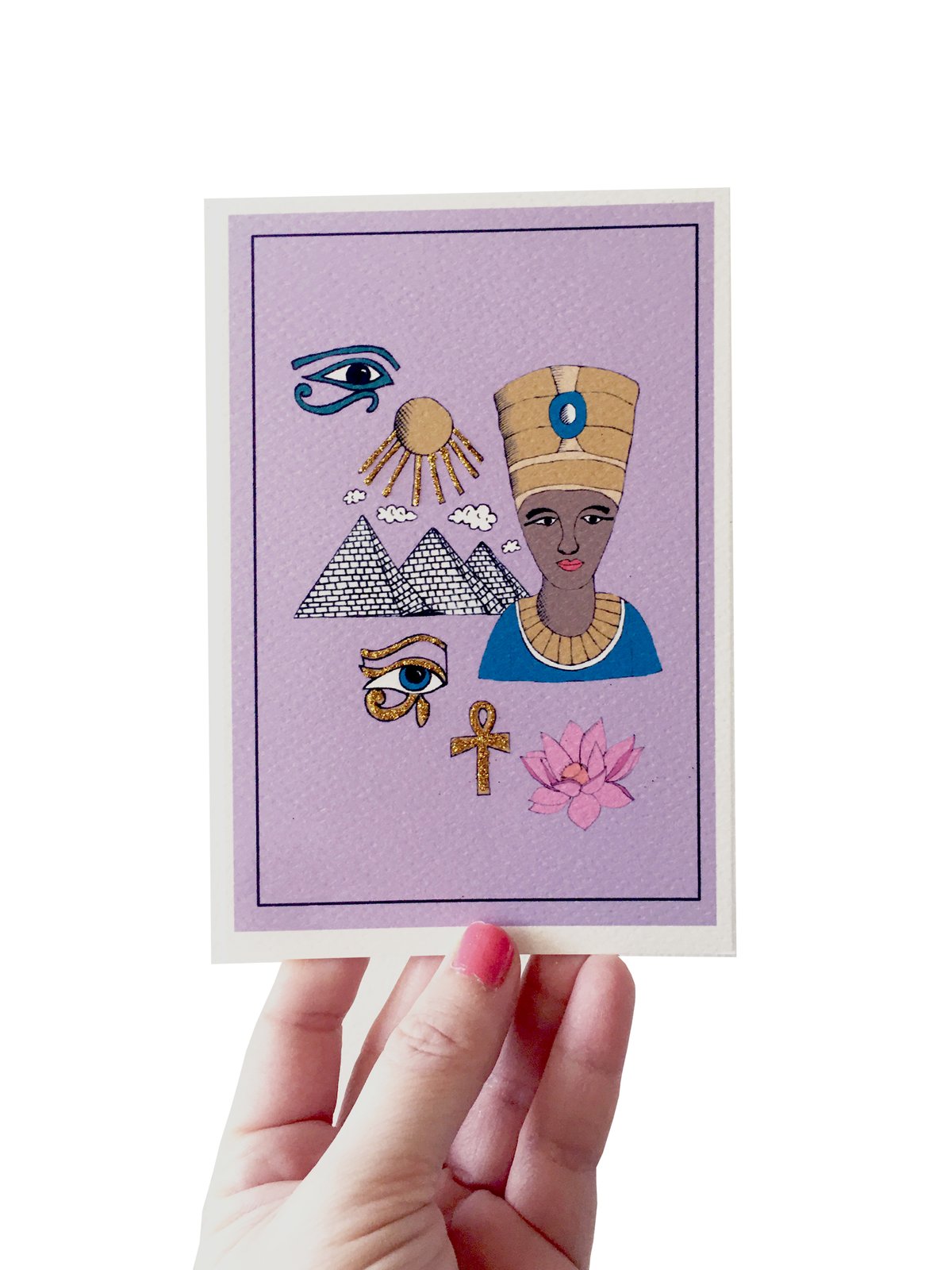 Queen Nefertiti Egypt Card