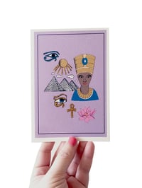Image 1 of Queen Nefertiti Egypt Card