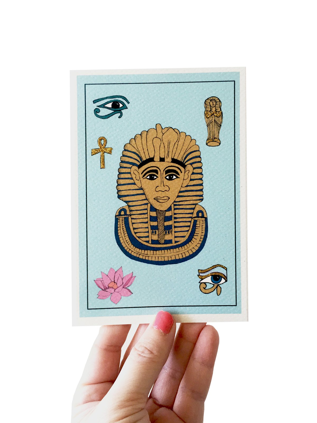 Tutankhamun Egypt Card