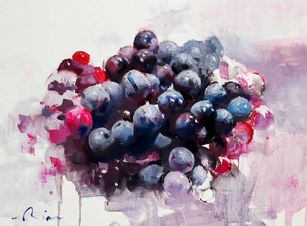 Image of Coronation Grapes print 