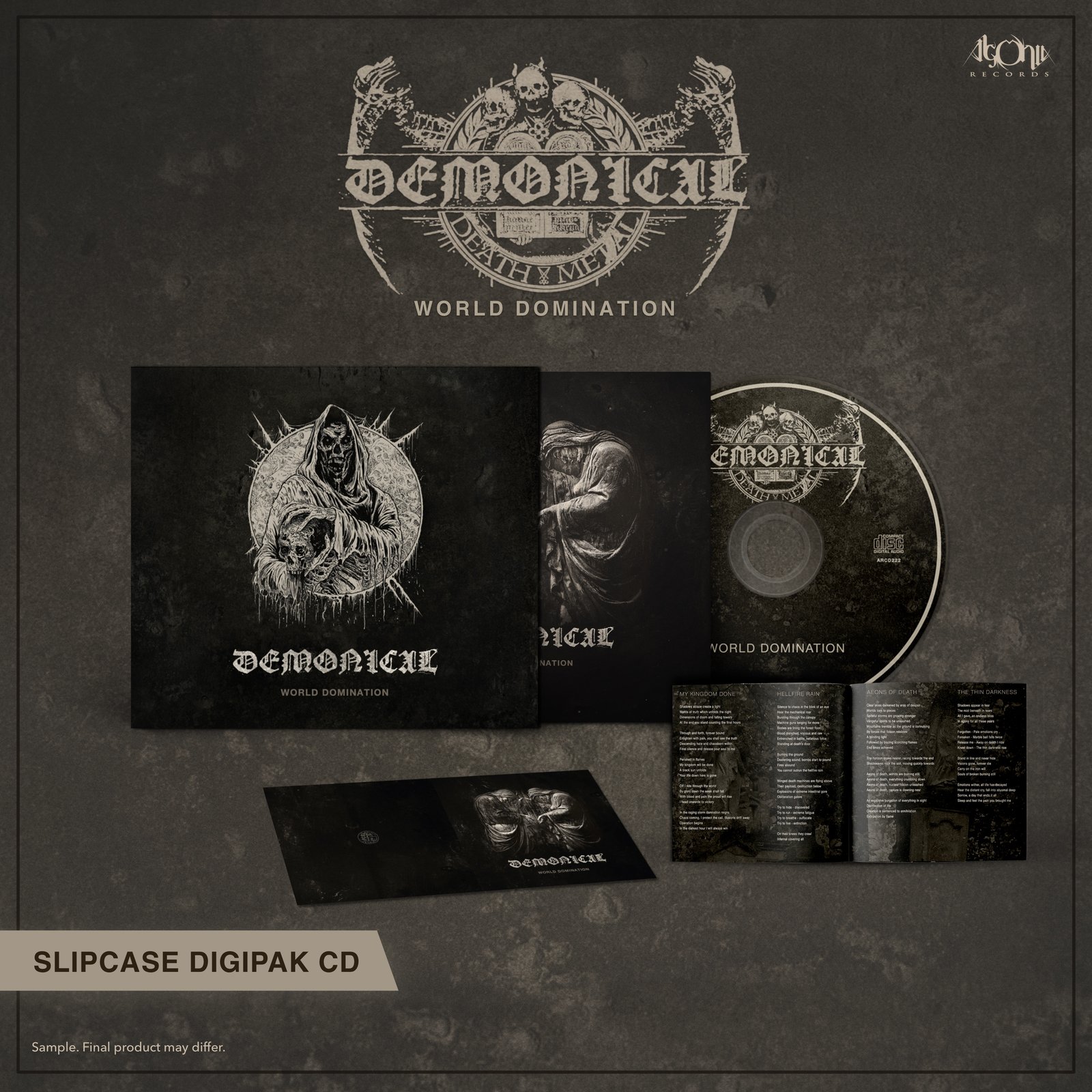 WORLD DOMINATION DIGIPAK-CD | DEMONICAL - official online store