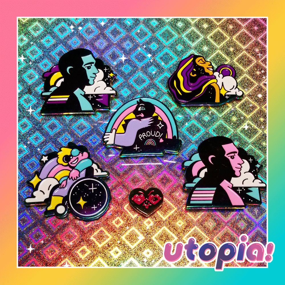 'Utopia!' pride pins series