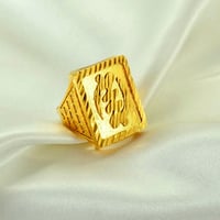 Image 6 of UNISEX GYE NYAME ADINKRA RING