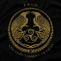 Image 2 of ABSU - THE GOLD TORQUES OF ULAID (GOLD PRINT) 2 LONG SLEEVE