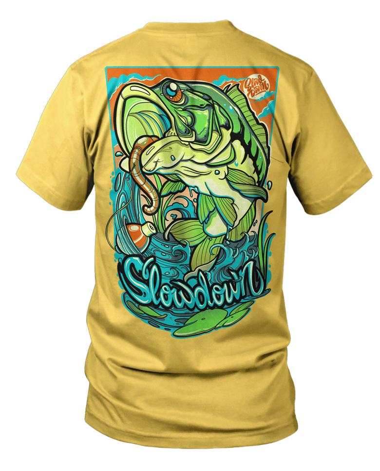 2020 Bass Fishing Shirt on Ginger 