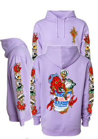 Image 2 of Cup Doodle Party Hoodie - Lavender