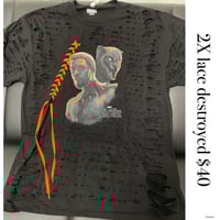 2X Black panther lace destroyed