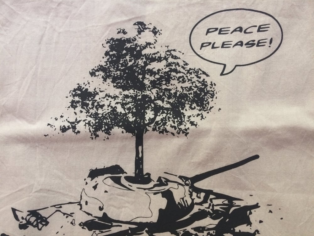 Image of Bolso tote bag Peace please tank