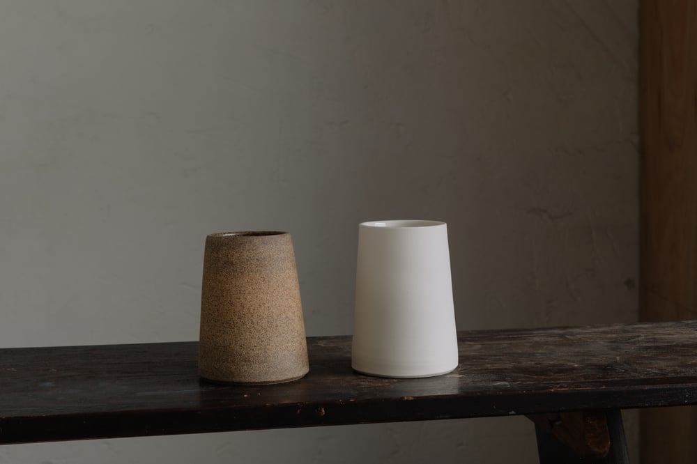 Cream Porcelain Vase