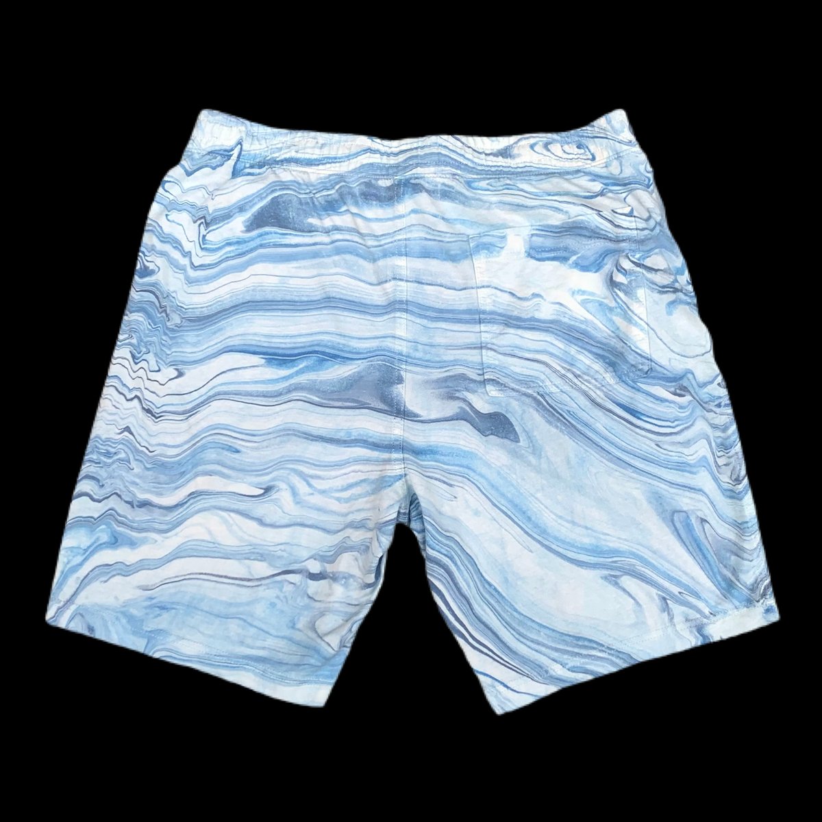 Blue Dream Hand Marble Dyed Unisex Jersey Shorts! 