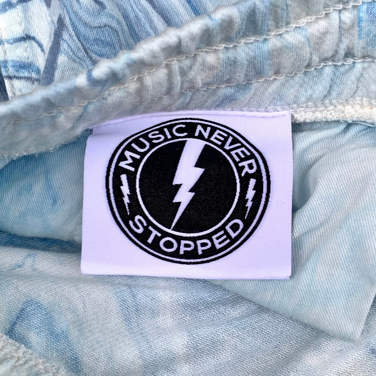 Blue Dream Hand Marble Dyed Unisex Jersey Shorts!