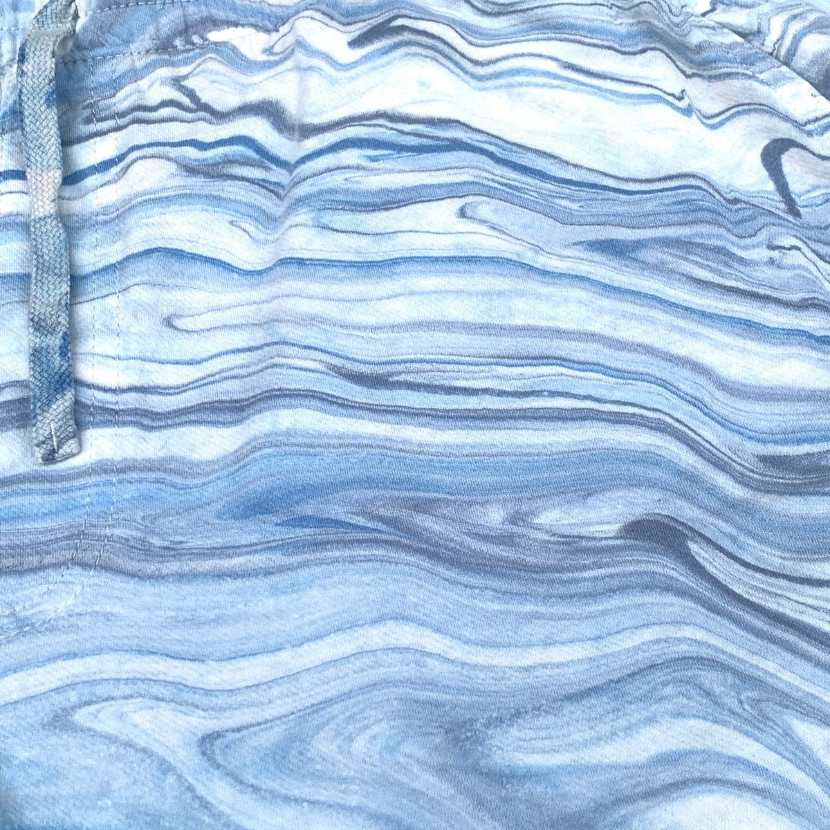 Blue Dream Hand Marble Dyed Unisex Jersey Shorts!