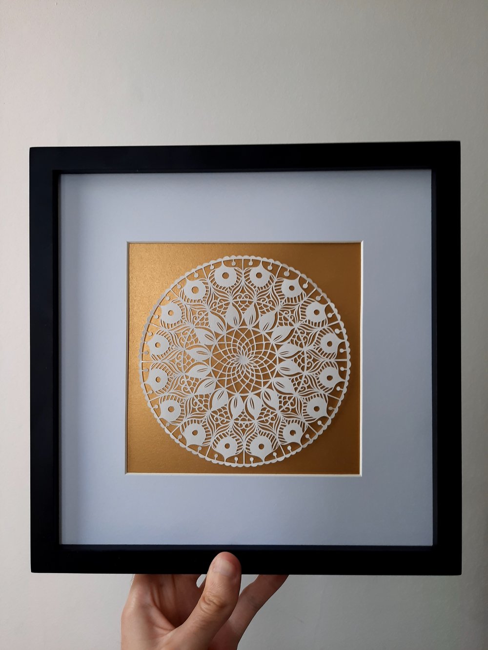 Image of Hand Cut Paper Mandala