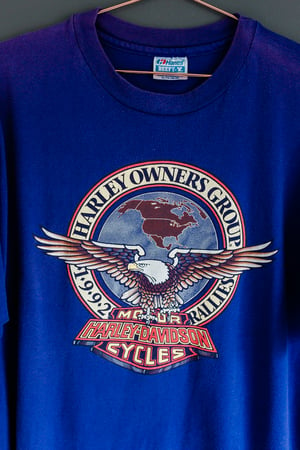 Image of 90s Harley Davidson "HOG" Reno, Nevada 