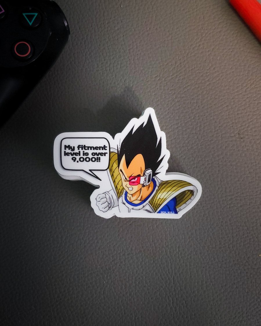 Image of Vegeta: My fitment level is over 9,000!!