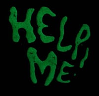 Image 3 of HELP ME! The Fly Glow-in-the-Dark Soft Enamel Pin