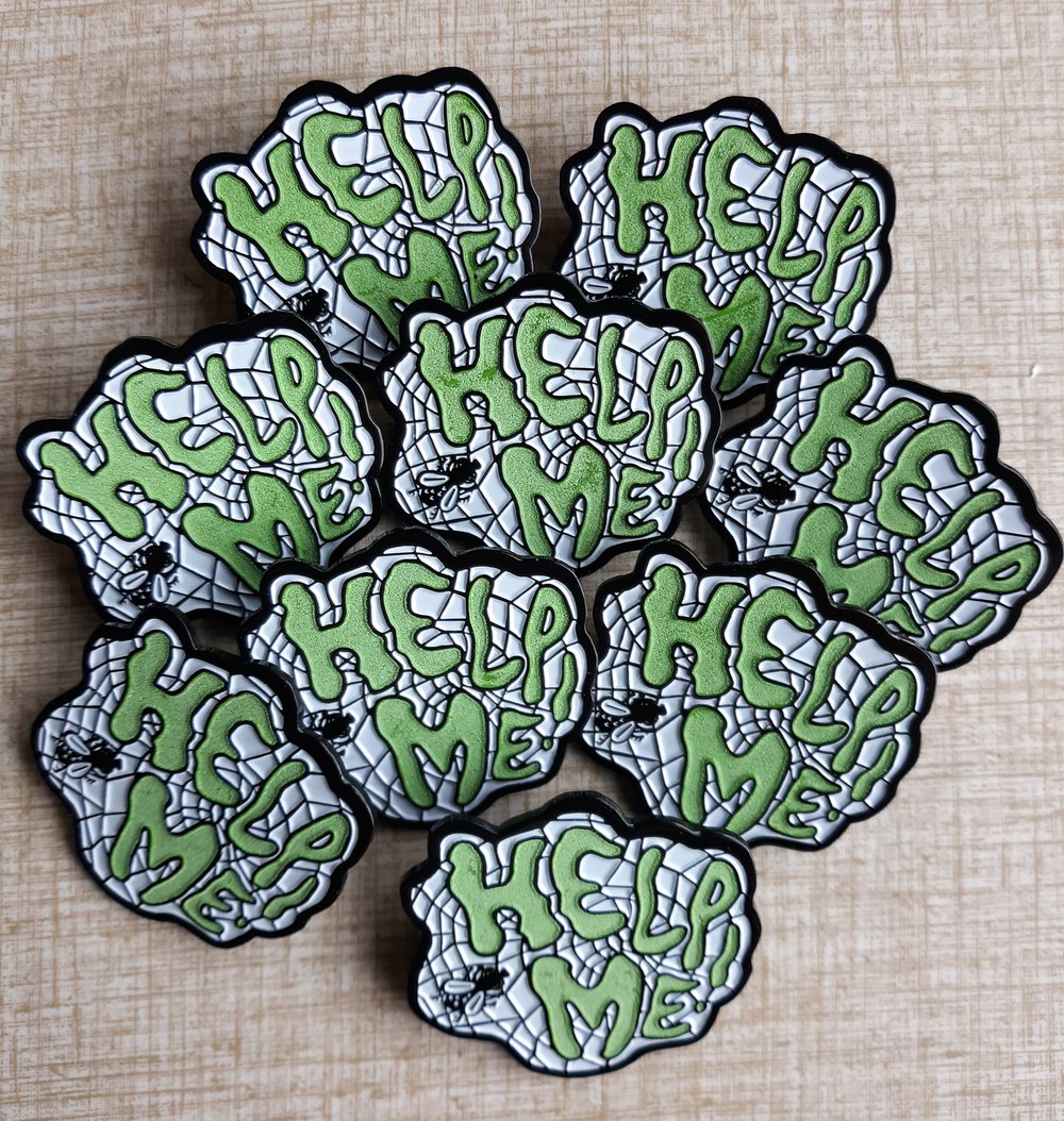 HELP ME! The Fly Glow-in-the-Dark Soft Enamel Pin