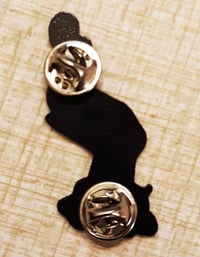 Image 4 of Glassworks Coffee ROAST IN PEACE 1.75" Zombie Hand Limited Edition Enamel Pin 