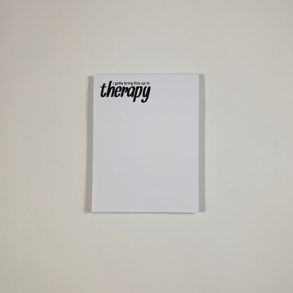 Image of Therapy Notepad