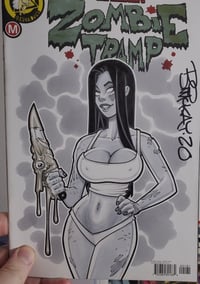 Image of Zombie Tramp Chunky Original Sketch