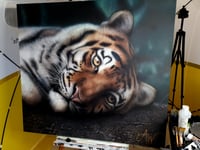 Image 3 of Wild Gaze - Acrylic Painting
