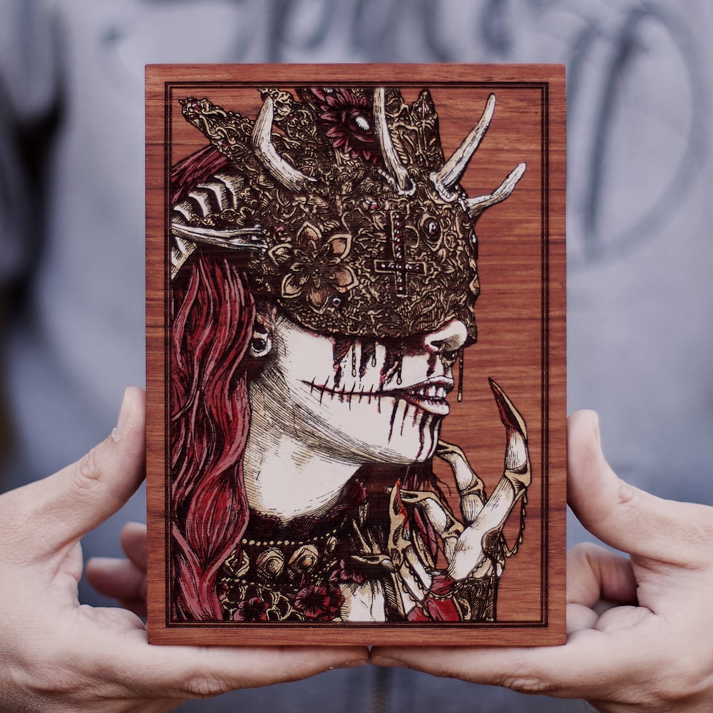 Image of The Lady of Ruin Engraved Painting Mini Variant