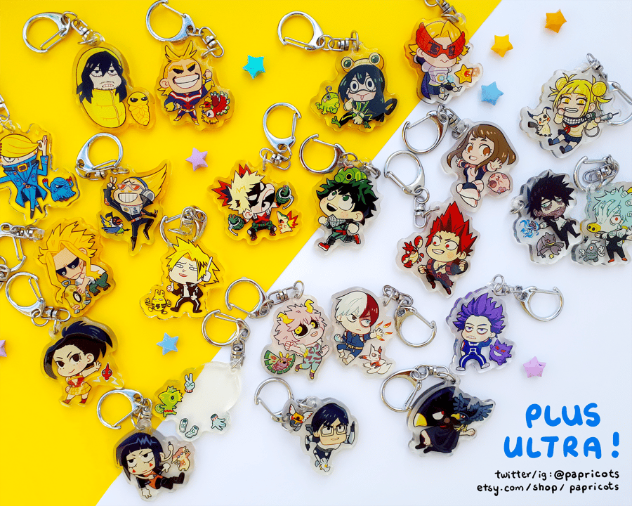 Image of BnHA x Pkmn Charms