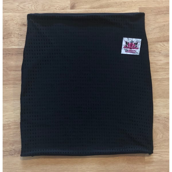 Image of Mesh skirt (black mesh x black)