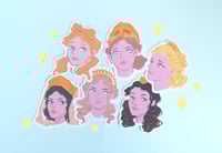 Greek Goddess Sticker Pack | Ancient Greek Mythology Stickers | Classics Stickers | Mythology