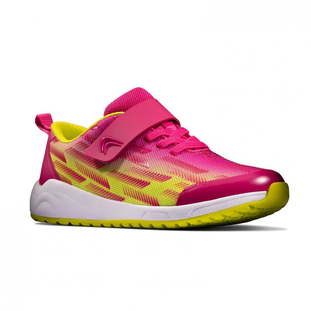 Clarks Aeon Pace Girls Trainers | Amare 