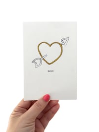 Love Heart Outline Card