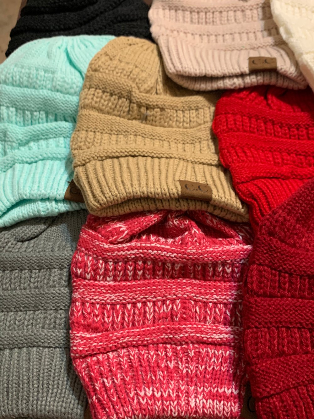 Image of C.C Ponytail Beanies