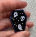 Image of Halloween Coffin Enamel Pin