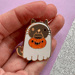 Image of Ghost Cat Enamel Pin Badge