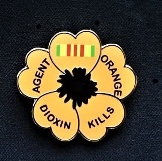 Image of Agent Orange Dioxin Kills Poppy Pin