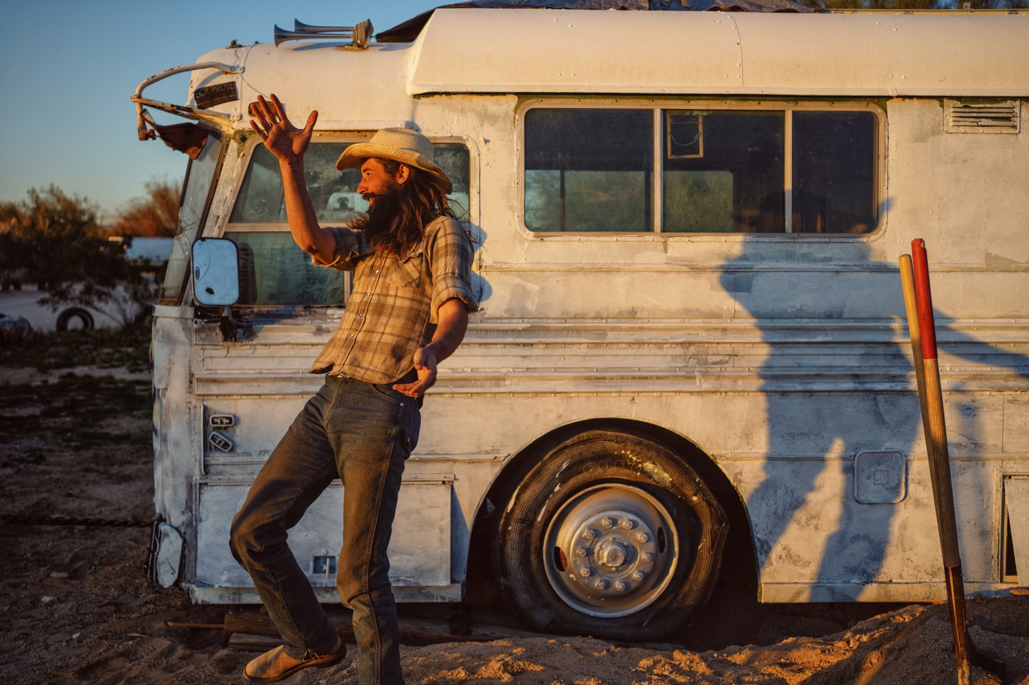 Stuck Bus at Slab City