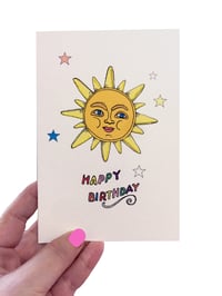 Image 1 of Sun Stars Birthday Card